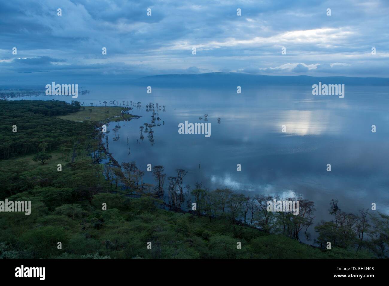 Lake Nakuru, Kenia überflutet im Jahr 2014 Stockfoto