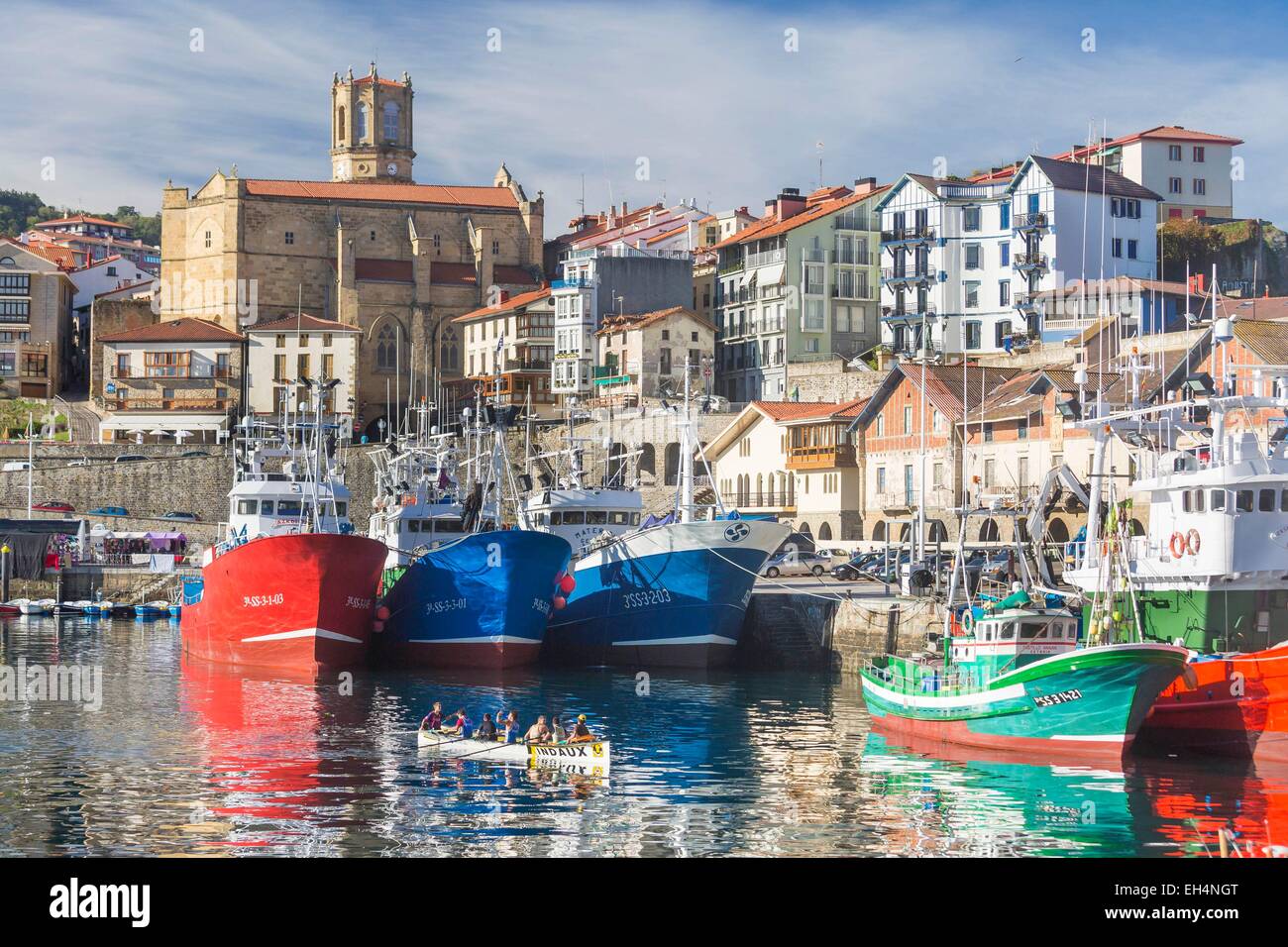 Spanien, Provinz Gipuzkoa, Baskisches Land, Getaria Stockfoto