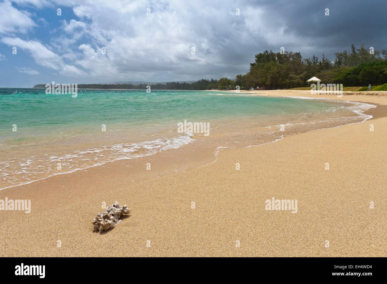 Mauritius, Südwestküste, Savanne Bezirk, der Strand von Riambel Stockfoto