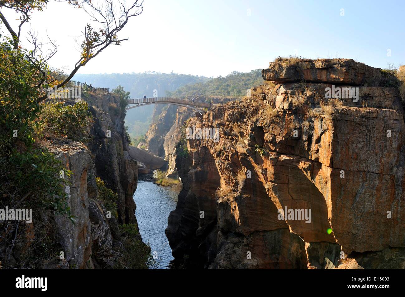 Südafrika, Mpumalanga, Drakensberg Randstufe, Blyde River Canyon, Bourke' S Luck Potholes (sagte Rock formationen Schlaglöcher) Stockfoto