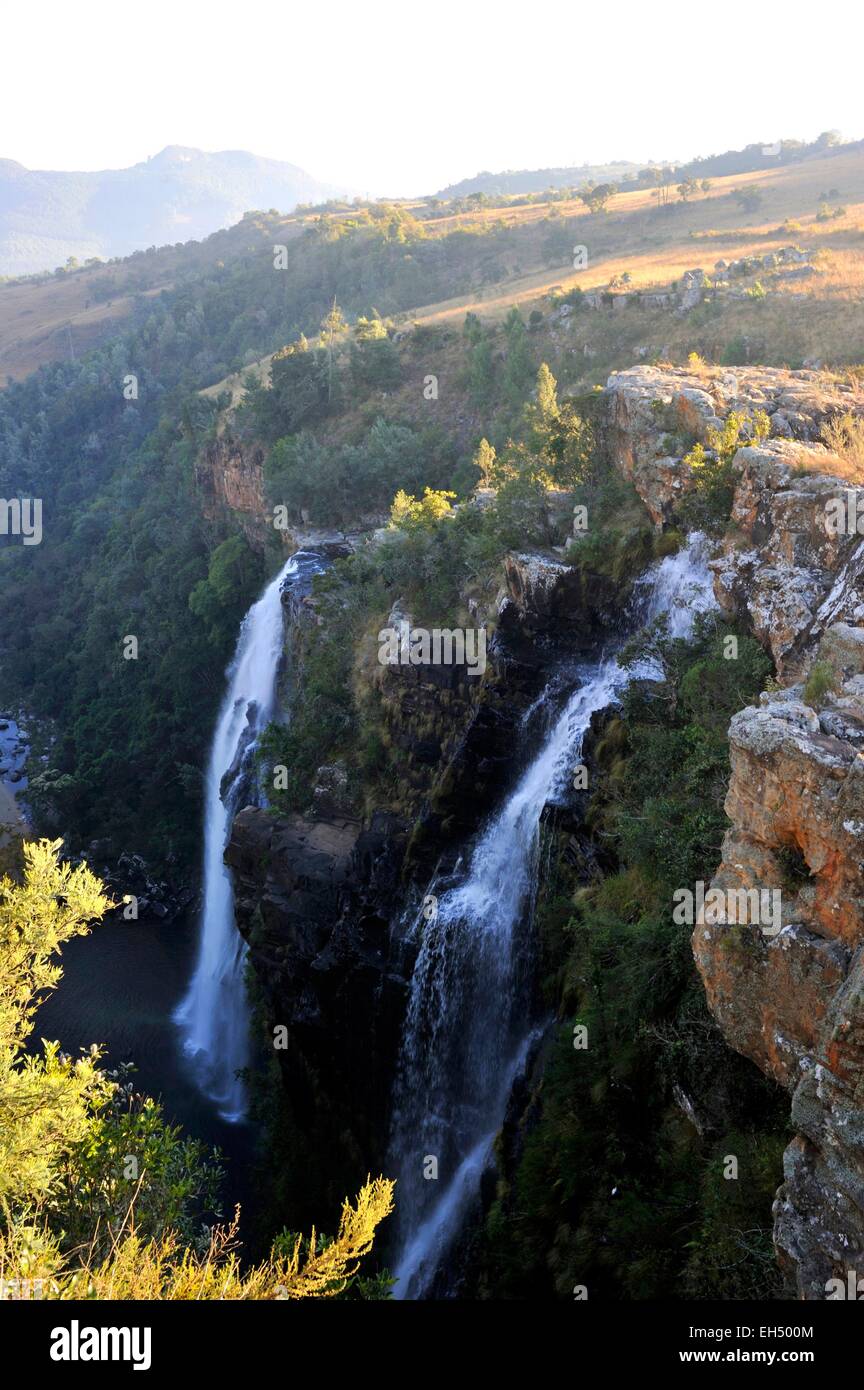 Mpumalanga, Südafrika Drakensberge Escarpment, Blyde River Canyon, Lisbon Falls Stockfoto