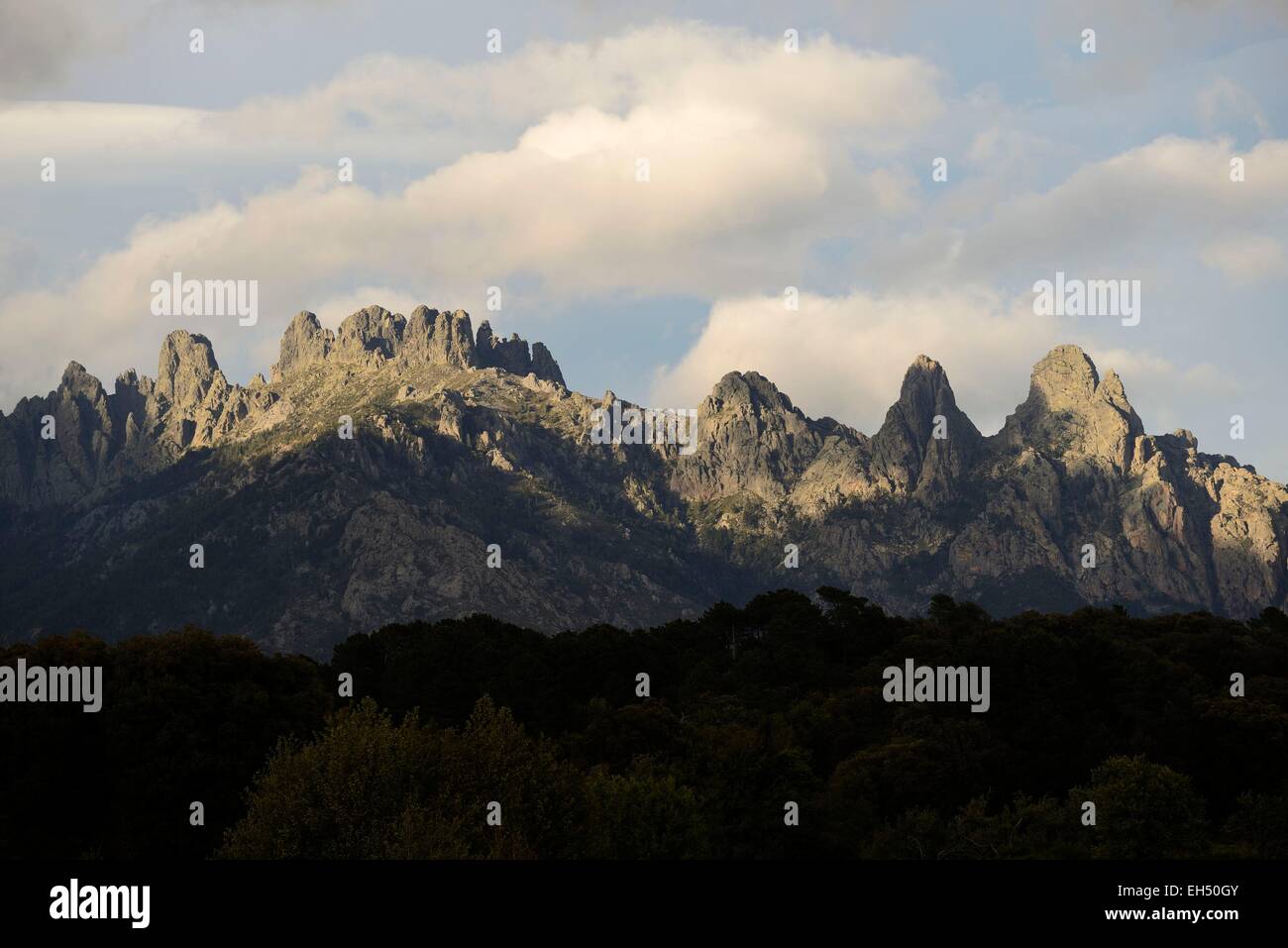 Frankreich, Corse du Sud, Zonza, Aiguilles de Bavella Stockfoto