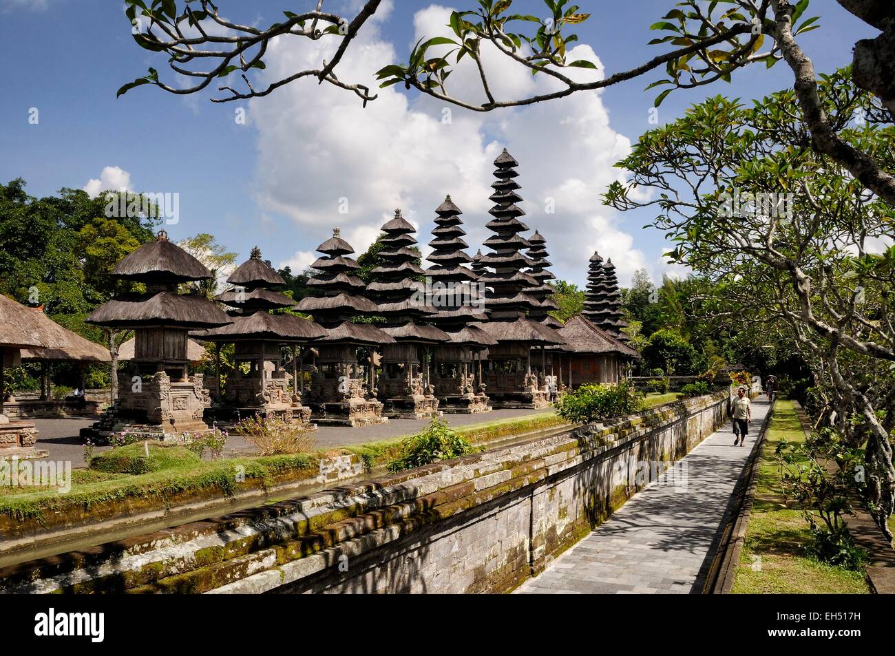 Indonesien, Nusa Tenggara, Bali, Mengwi, Pura Taman Ayun, die königliche Familie Tempel Stockfoto