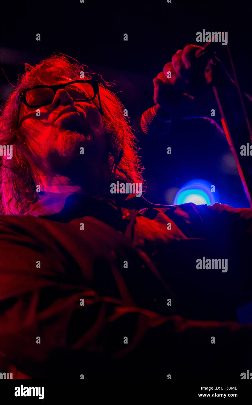 Mailand Italien. 5. März 2015. Die amerikanische alternative-Rock-Musiker MARK LANEGAN und seine Band führt live im Music Club Alcatraz während der "Phantom-Radio-Tour" Credit: Rodolfo weitertransferiert/Alamy Live News Stockfoto