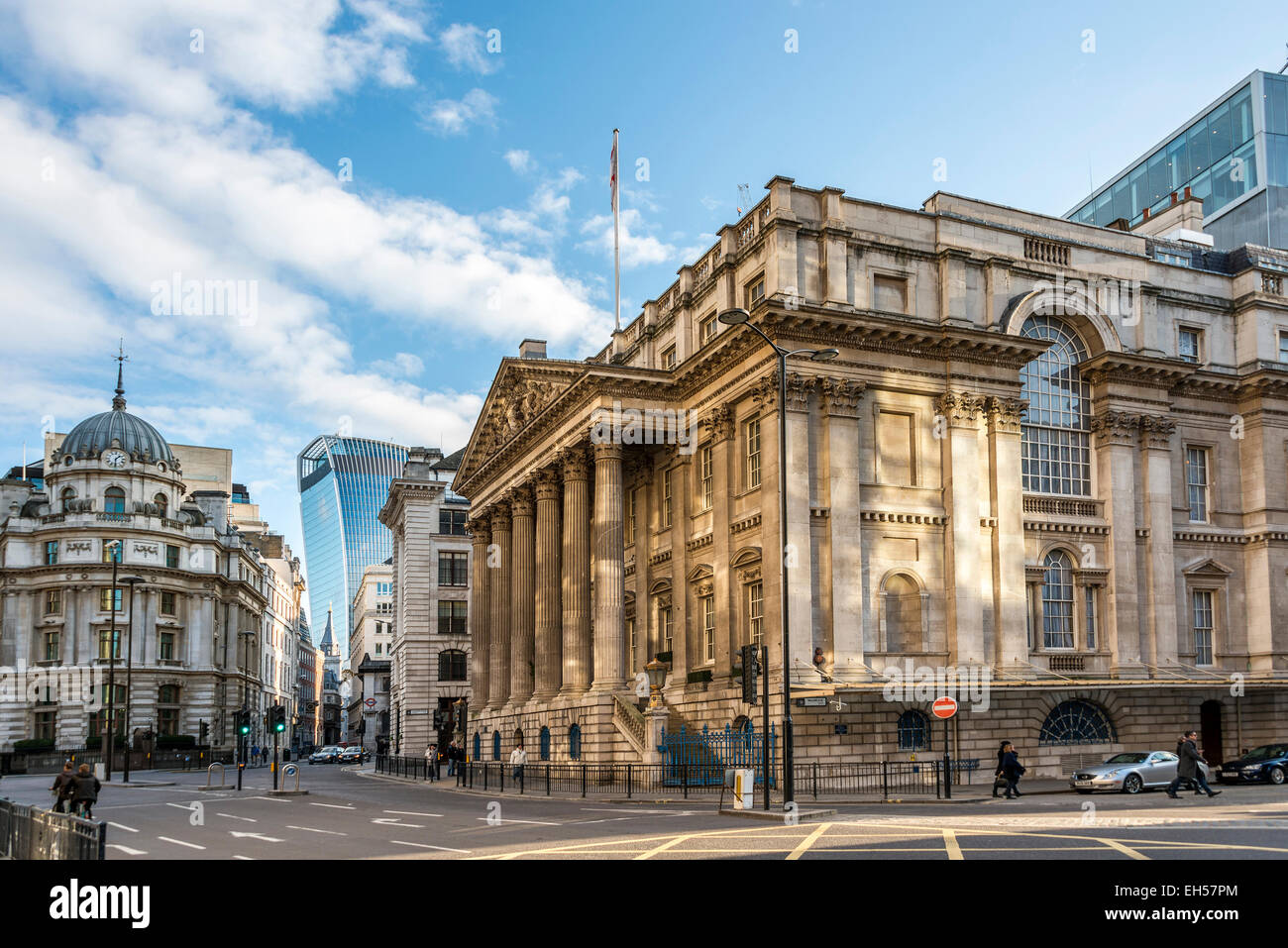 Das Herrenhaus in der City of London und ist die offizielle Residenz des Lord Mayor of London Stockfoto