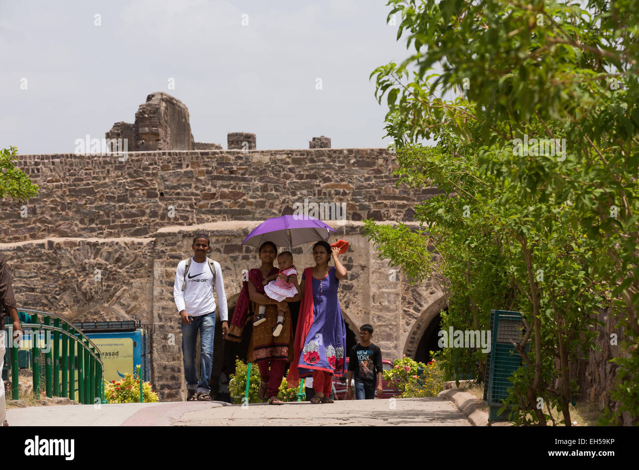 Golconda Fort Stockfoto