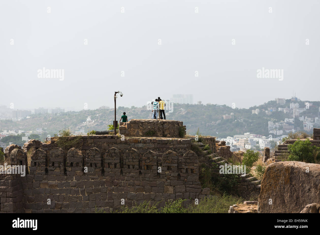 Golconda Fort Stockfoto