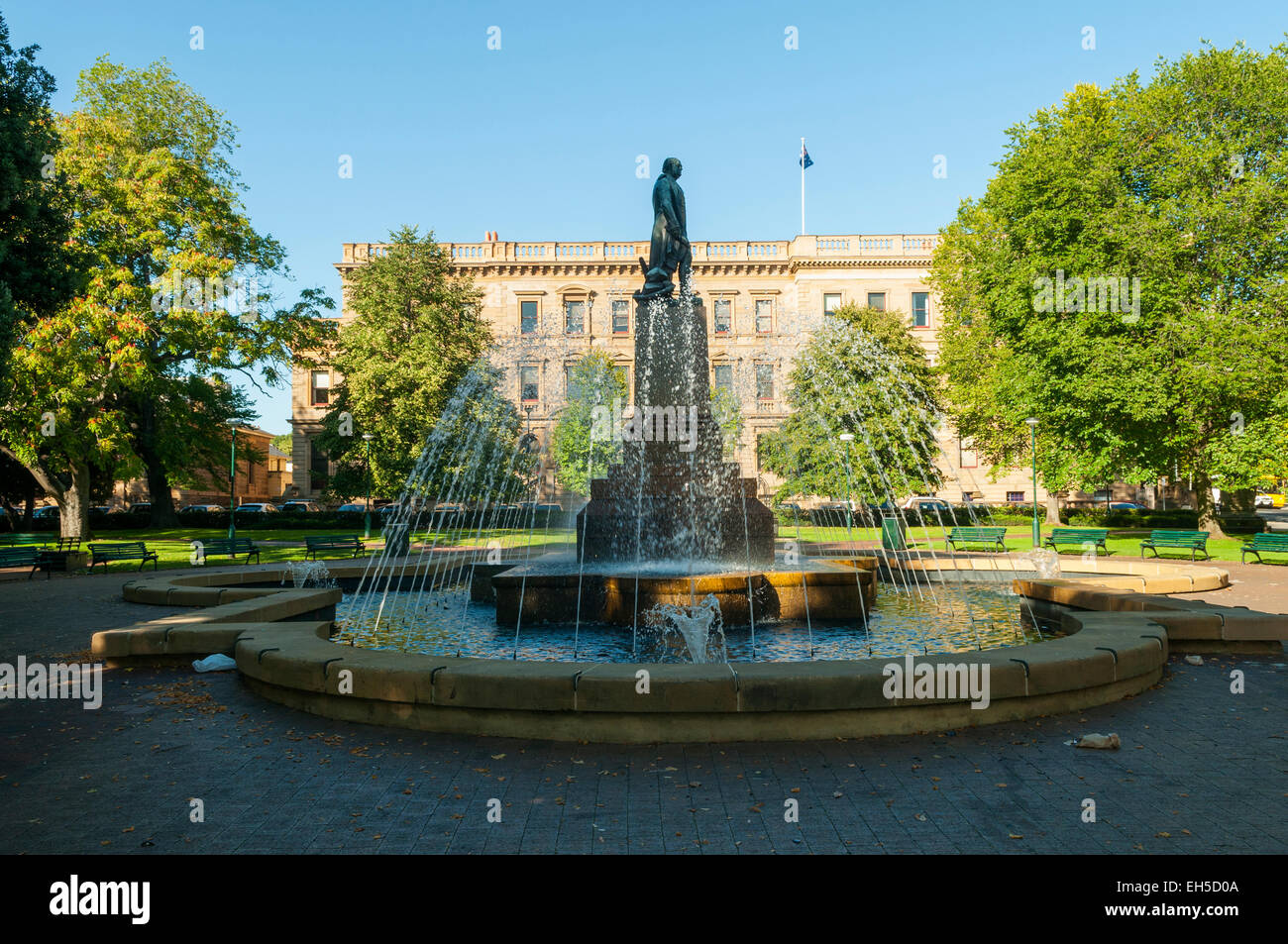 Fountain Square, Hobart, Tasmanien, Australien Stockfoto