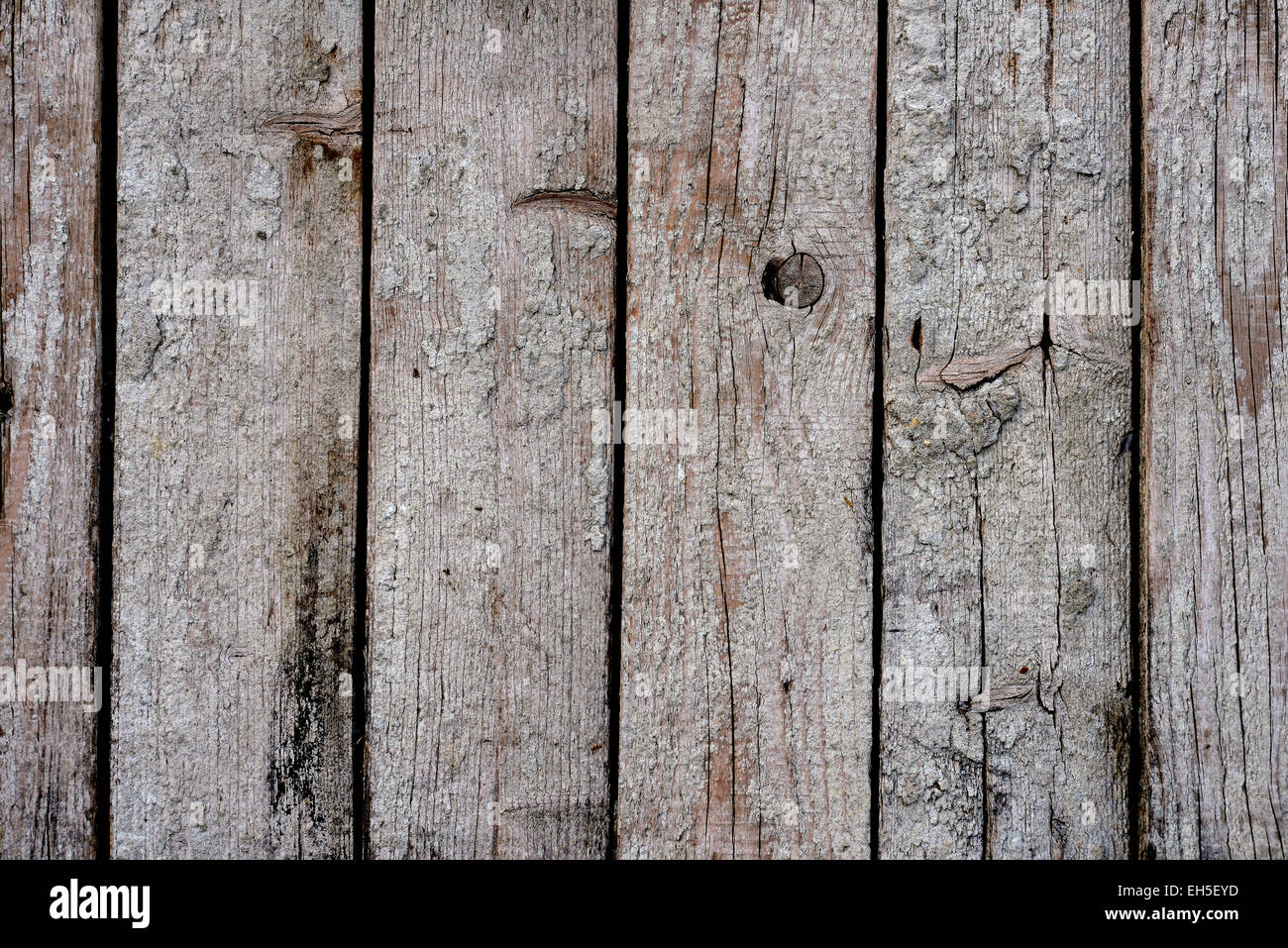 Textur des alten Holzlatten in natürlichem Licht Stockfoto