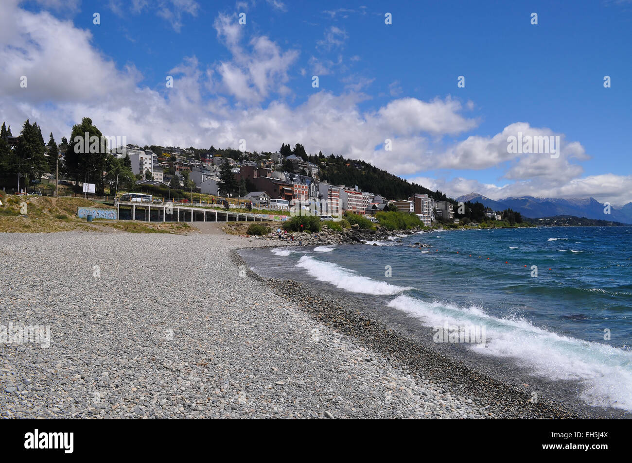 See Nahuel Huapi. San Carlos de Bariloche. Argentinien. Stockfoto