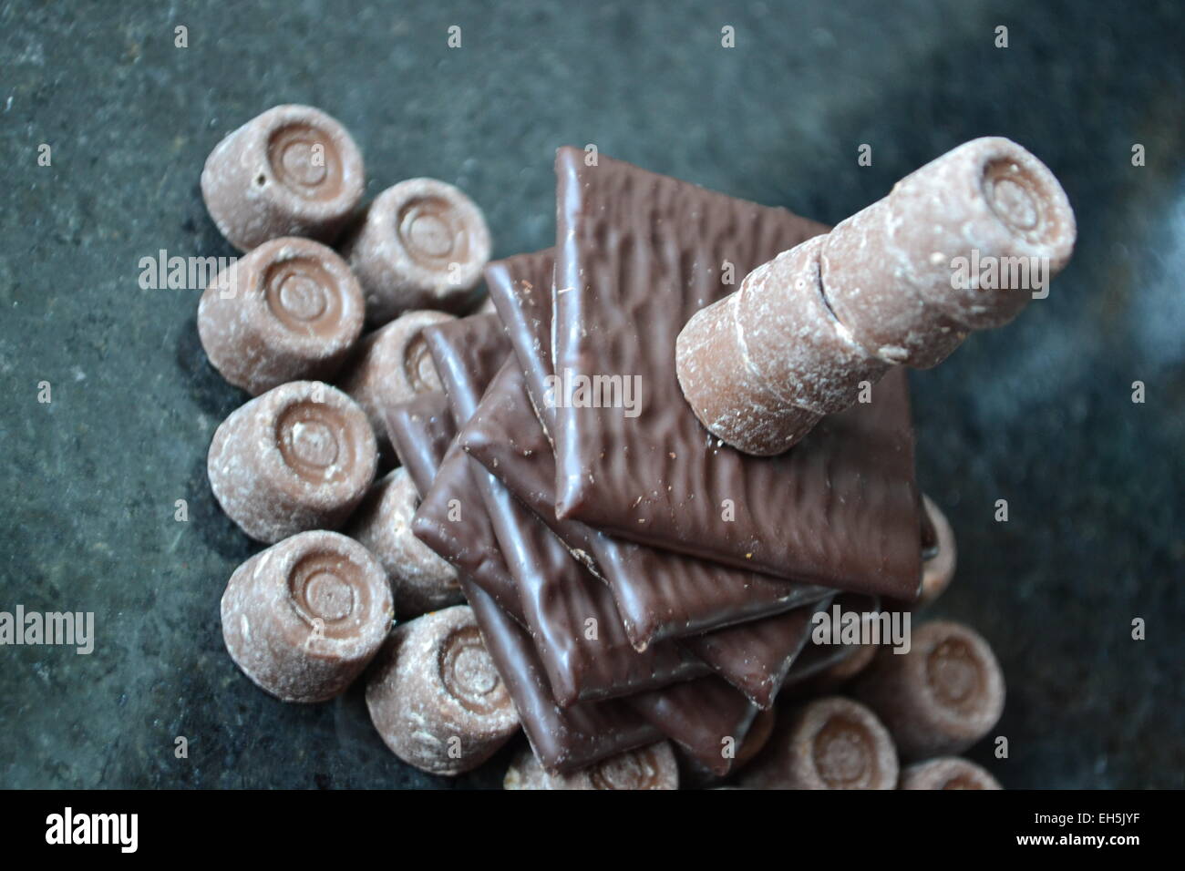 Chocolate Struktur. Stockfoto