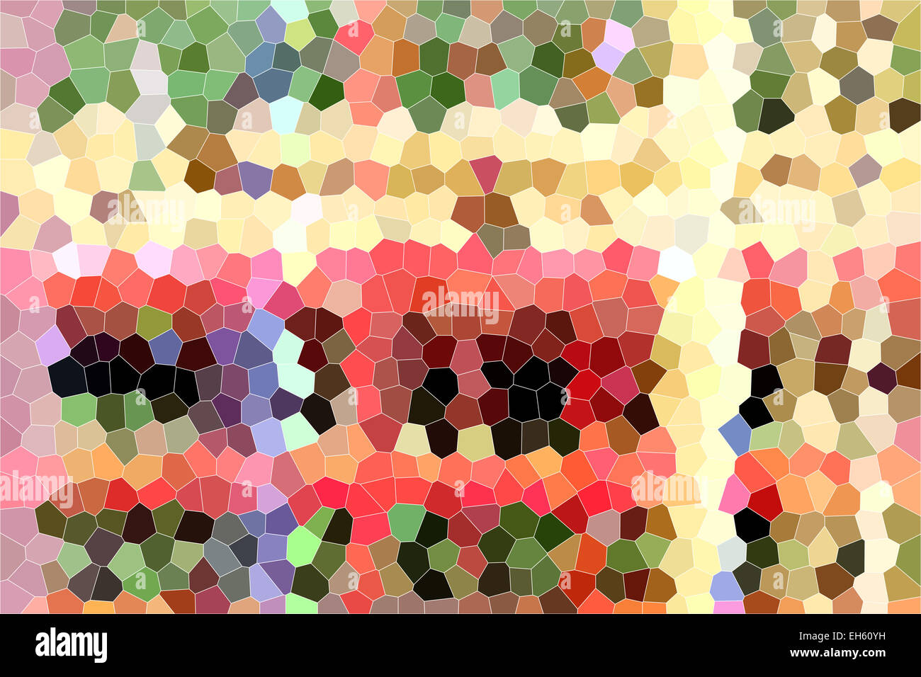 Bunte Muster aus geometrischen Hintergrund in Grafik-Design. Stockfoto