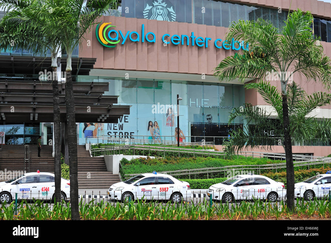 Neue Erweiterung des Ayala Center Cebu City Philippinen Stockfoto