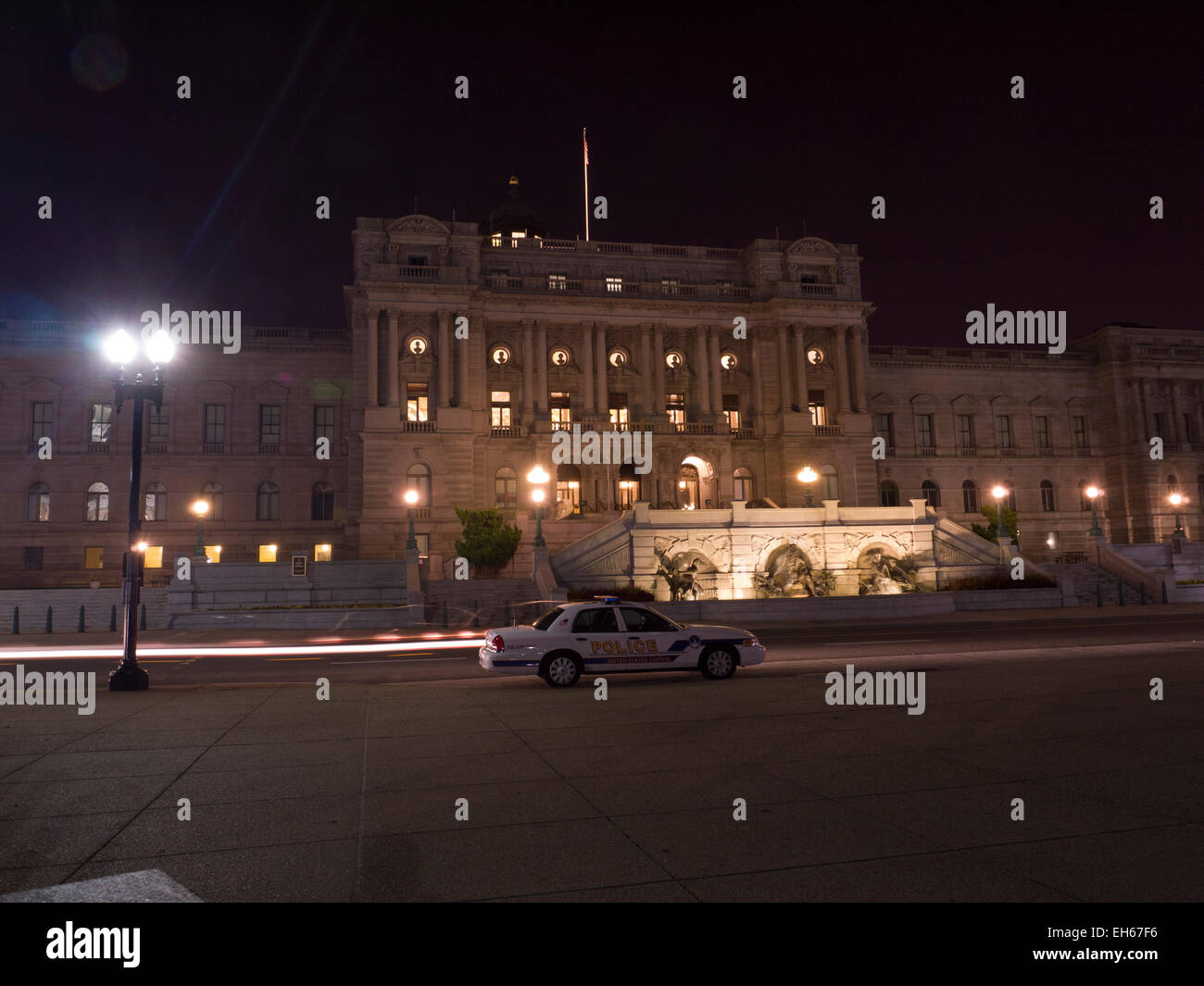 Bibliothek des Kongresses, Government Shutdown 2013, Washington DC Stockfoto