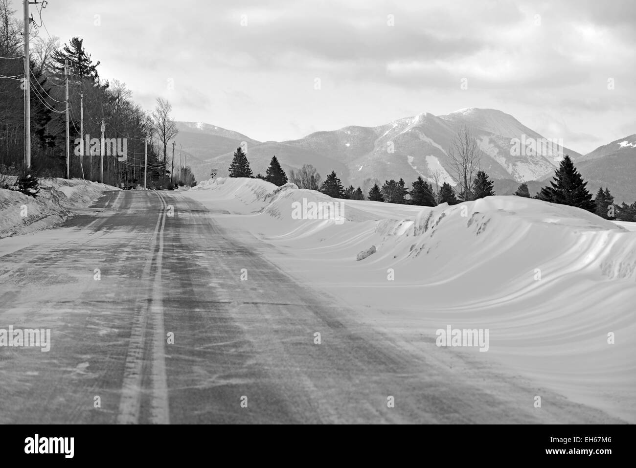 Adirondacks Landschaft in New York in der Nähe von Lake Placid, New York Stockfoto