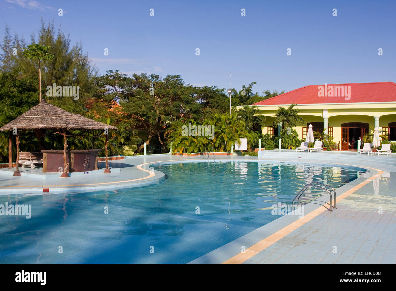 Hotel Long Beach Resort auf der Insel Phu Quoc, Vietnam, Asien Stockfoto