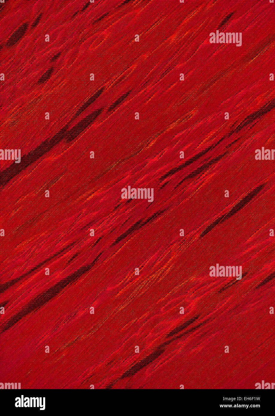 Hellen Hintergrund rote Farbtöne gedeckt eingefärbt gesprenkelt Stockfoto