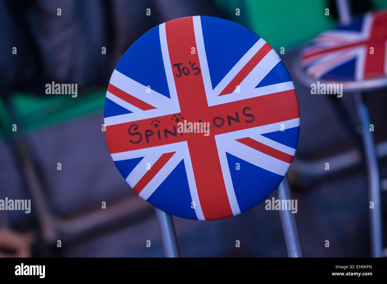 Birmingham, Vereinigtes Königreich. 8. März 2015. Crufts 2015 Spielzeug und Dienstprogramm Tag wo Hunde beurteilen, finden Sie die besten in-Show. Bildnachweis: Steven Reh/Alamy Live News Stockfoto