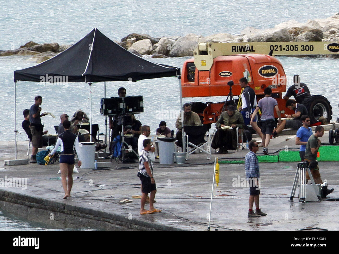 "Game of Thrones" Featuring zeigen Dreharbeiten der 5. Staffel der HBO beliebt: Game of Thrones wo: Split, Kroatien bei: 03 Sep 2014 Stockfoto