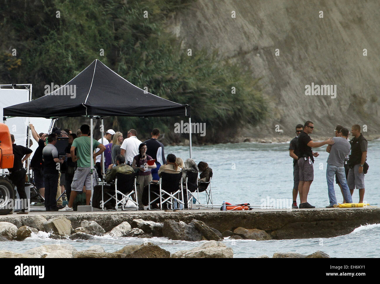 "Game of Thrones" Featuring zeigen Dreharbeiten der 5. Staffel der HBO beliebt: Game of Thrones wo: Split, Kroatien bei: 03 Sep 2014 Stockfoto