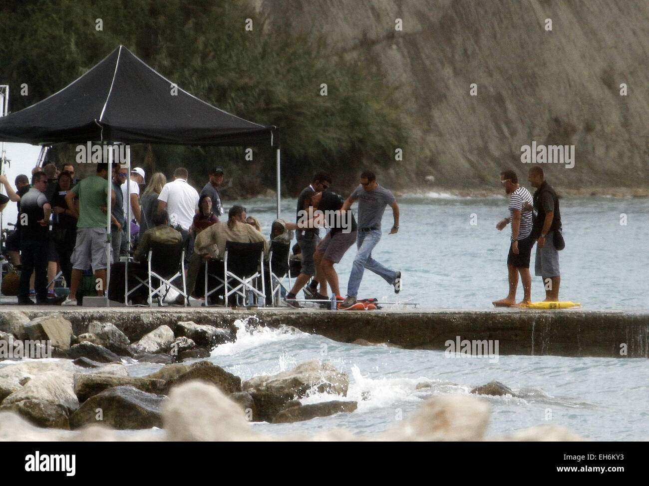 "Game of Thrones" Featuring zeigen Dreharbeiten der 5. Staffel der HBO beliebt: Game of Thrones wo: Split, Kroatien bei: 03 Sep 2014 Stockfoto