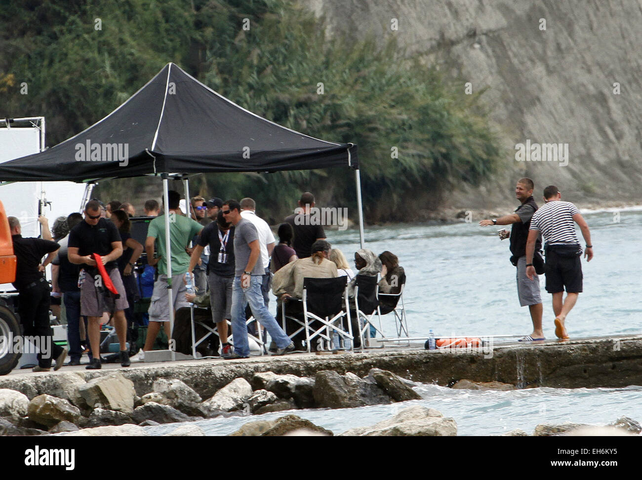 "Game of Thrones" Featuring zeigen Dreharbeiten der 5. Staffel der HBO beliebt: Game of Thrones wo: Split, Kroatien bei: 03 Sep 2014 Stockfoto