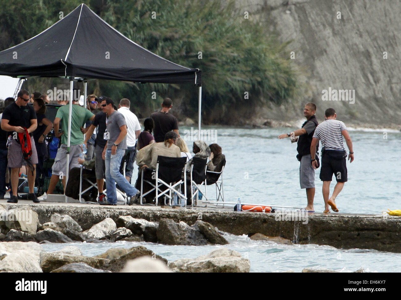 "Game of Thrones" Featuring zeigen Dreharbeiten der 5. Staffel der HBO beliebt: Game of Thrones wo: Split, Kroatien bei: 03 Sep 2014 Stockfoto