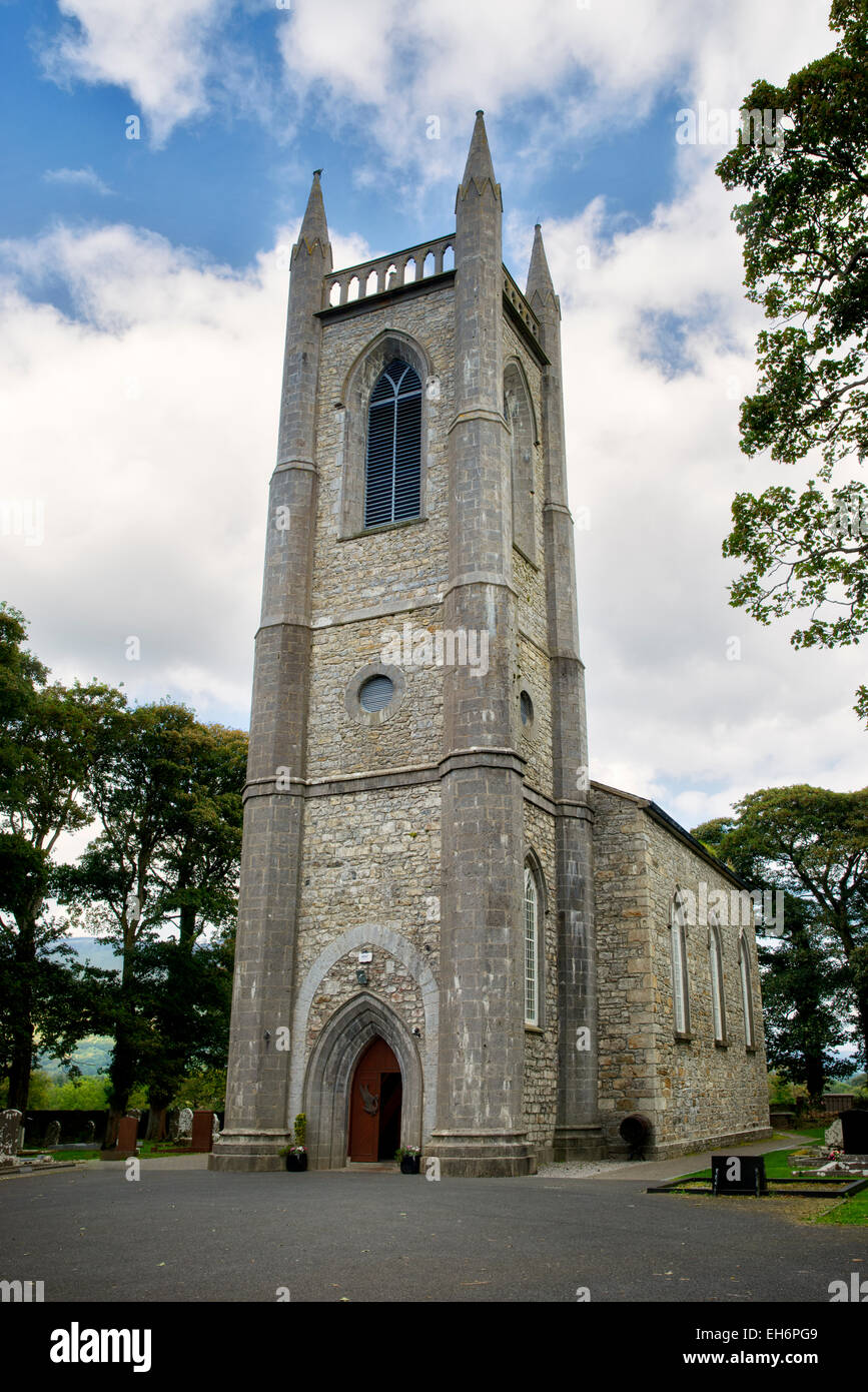 St. Columba Kirche, Kirche von Irland, Drumcliffe. Wo William Butler Yeats begraben ist. Irland Stockfoto