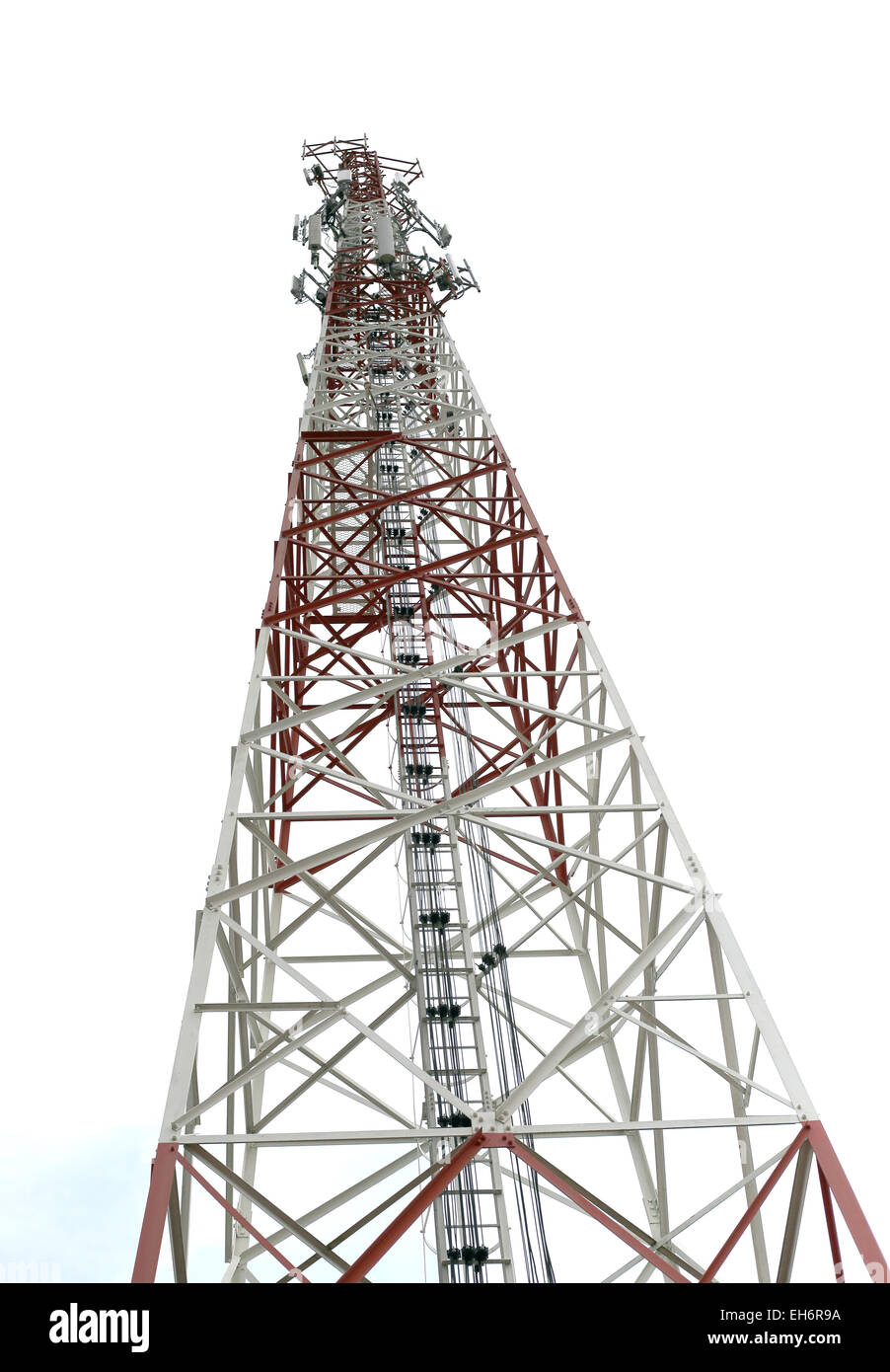 Übertragung der Antenne des Telefons. Stockfoto