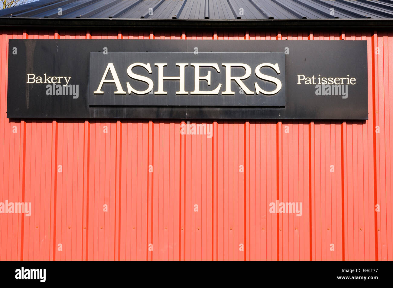 Ashers Bäckerei, Newtownabbey.  Eine Bäckerei, die ablehnten, Backen Sie einen Kuchen für ein schwules Paar, verhindert ihre christlichen Werte sagen th Stockfoto