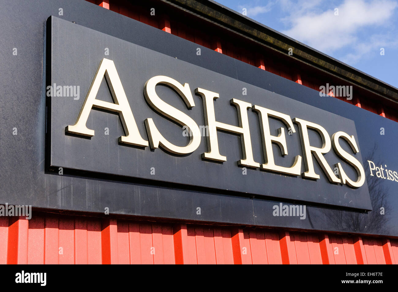 Ashers Bäckerei, Newtownabbey.  Eine Bäckerei, die ablehnten, Backen Sie einen Kuchen für ein schwules Paar, verhindert ihre christlichen Werte sagen th Stockfoto
