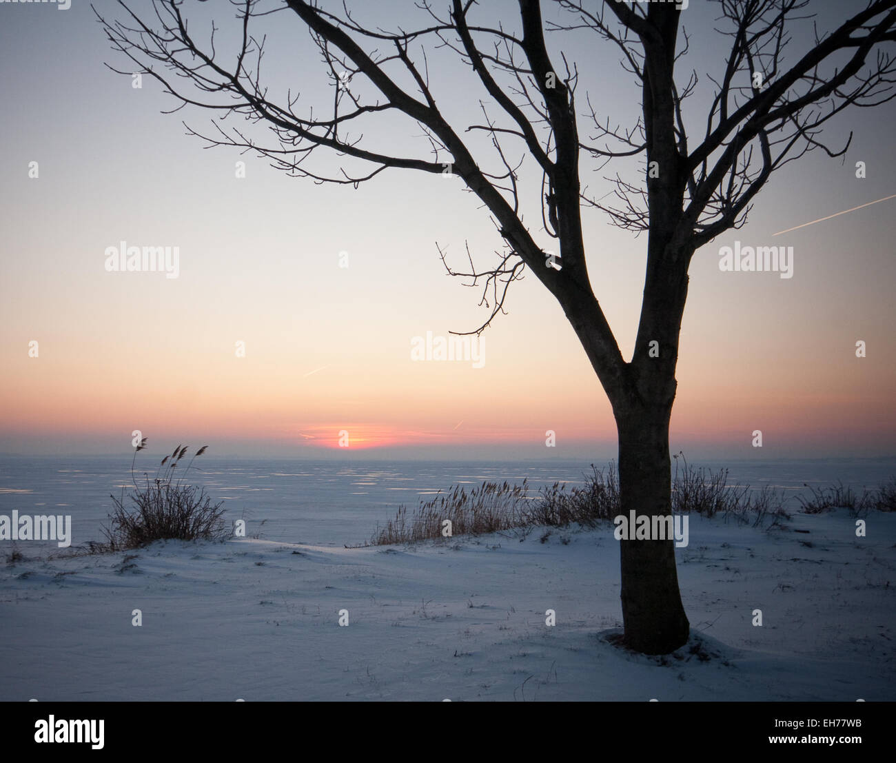 Ostsee im winter Stockfoto