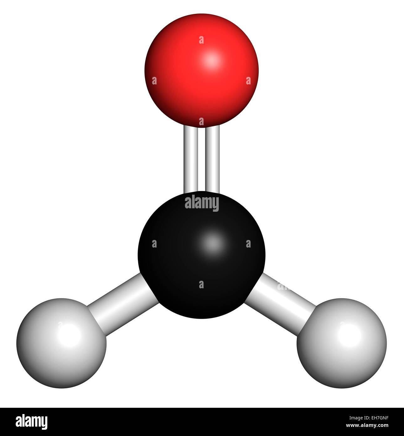 Formaldehyd-Molekül Stockfoto