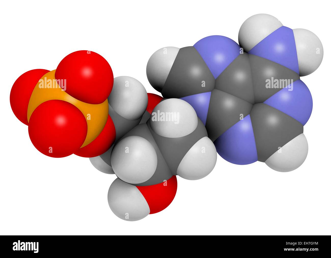 Deoxyadenosine Monophosphate Molekül Stockfoto