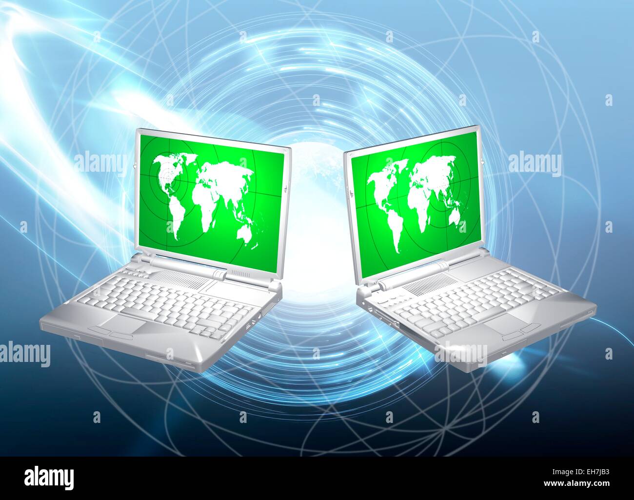 Web-Technologie, Abbildung Stockfoto