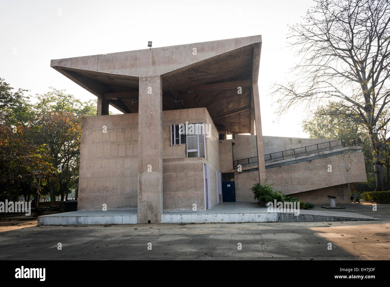 Das Architekturmuseum in Chandigarh, Indien Stockfoto
