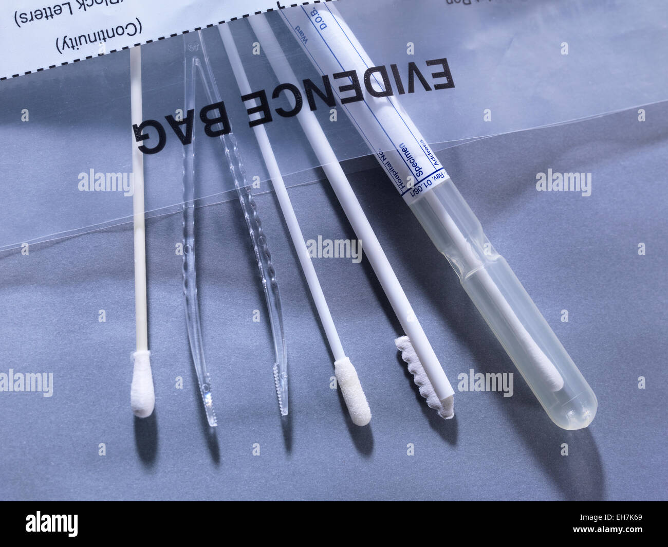 Forensische Wissenschaft Ausrüstung Stockfoto