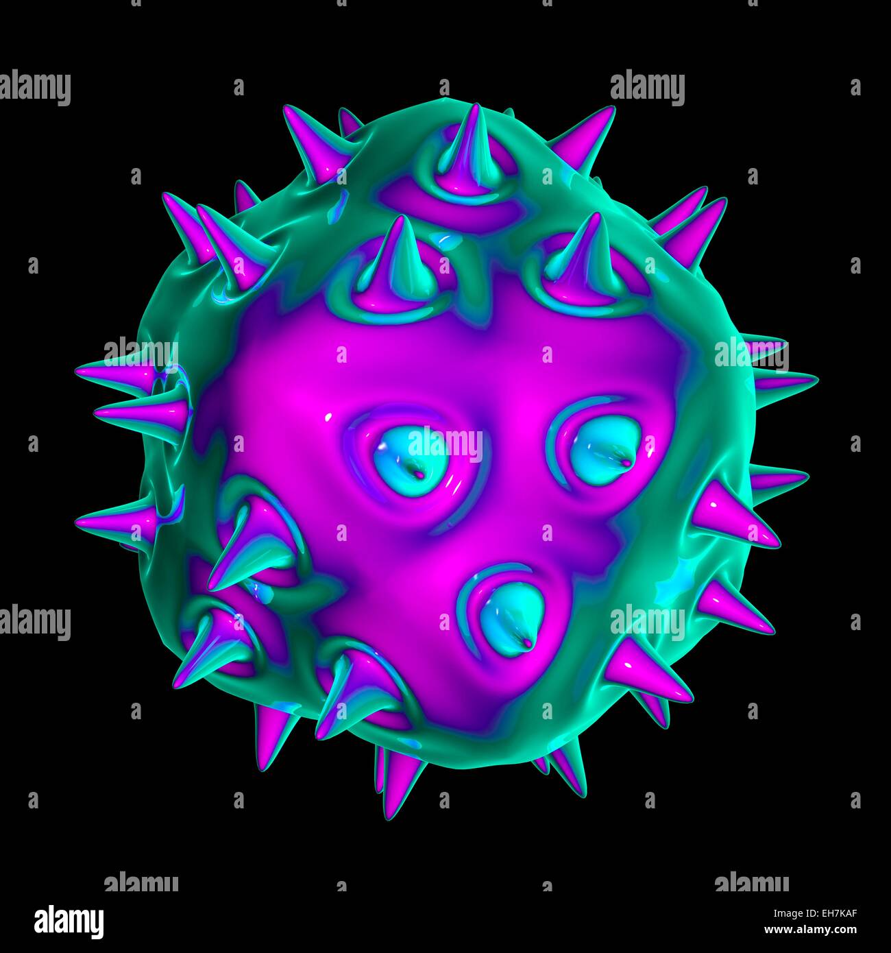 Virus, konzeptionelle Darstellung Stockfoto