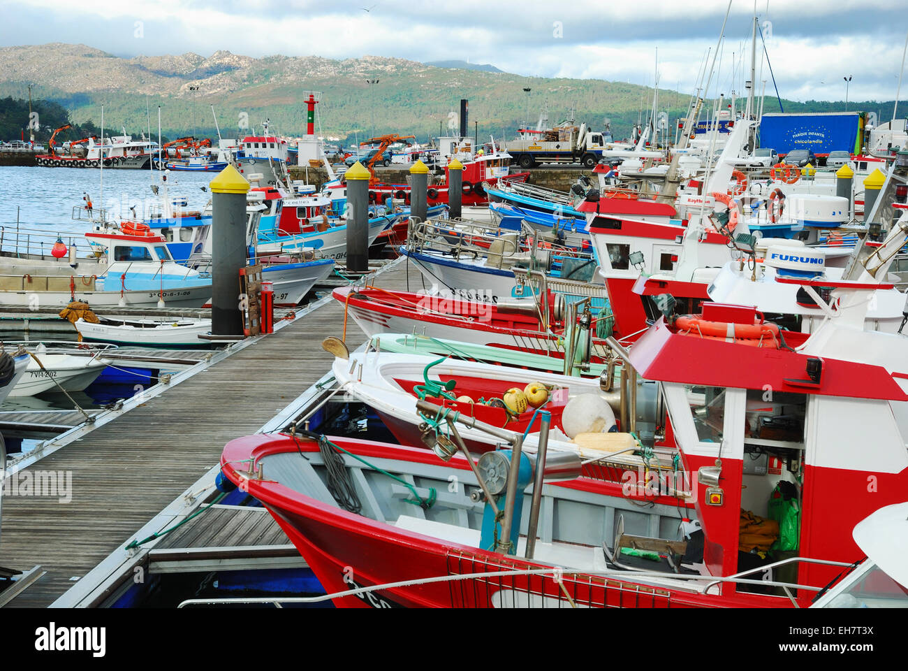 Muros, A Coruña Stockfoto