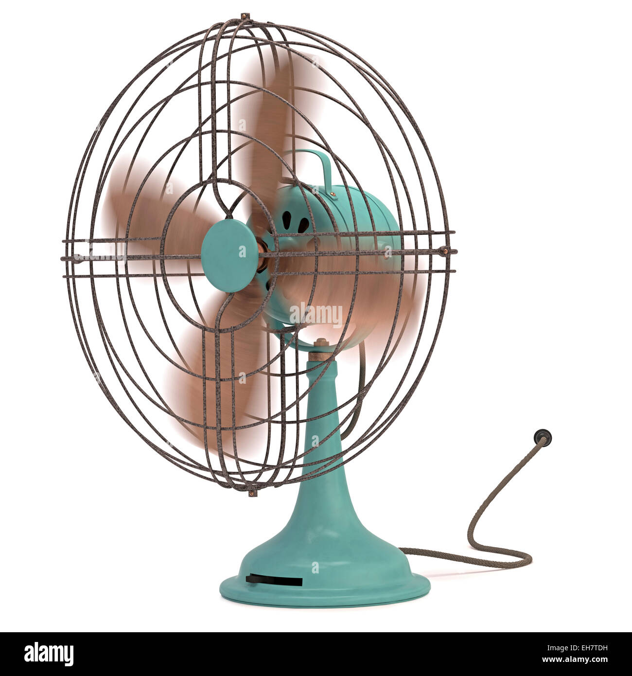 Antiker Ventilator, Abbildung Stockfoto