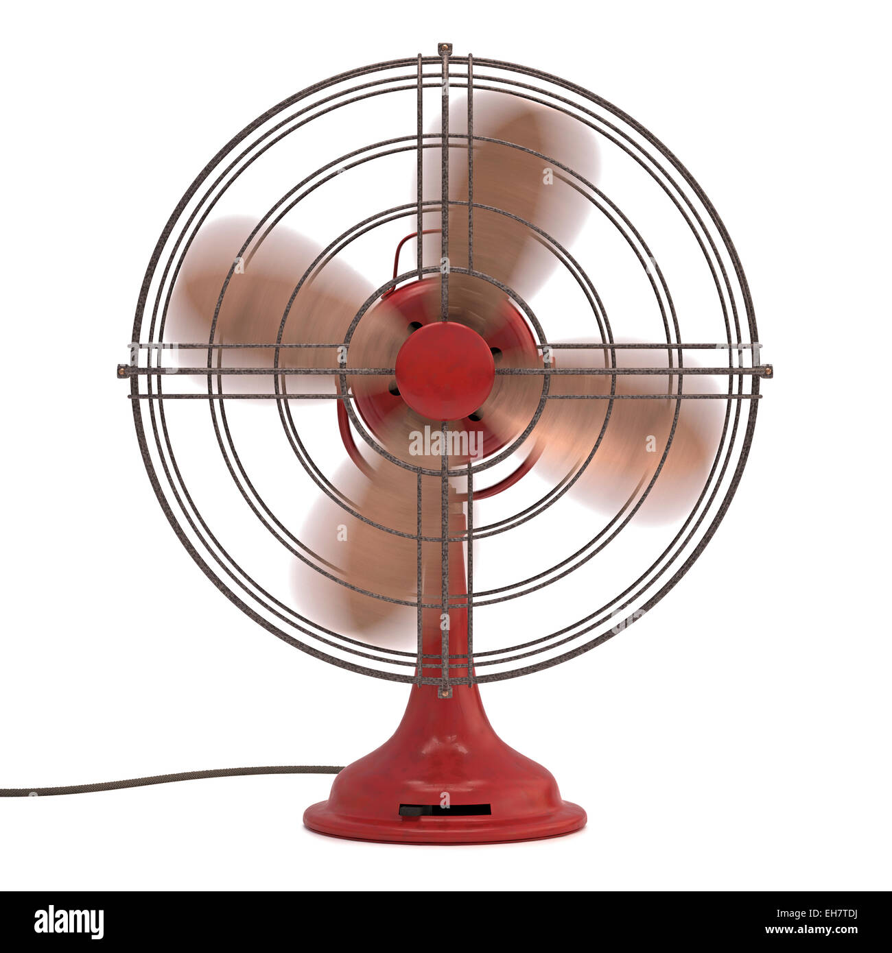 Antiker Ventilator, Abbildung Stockfoto