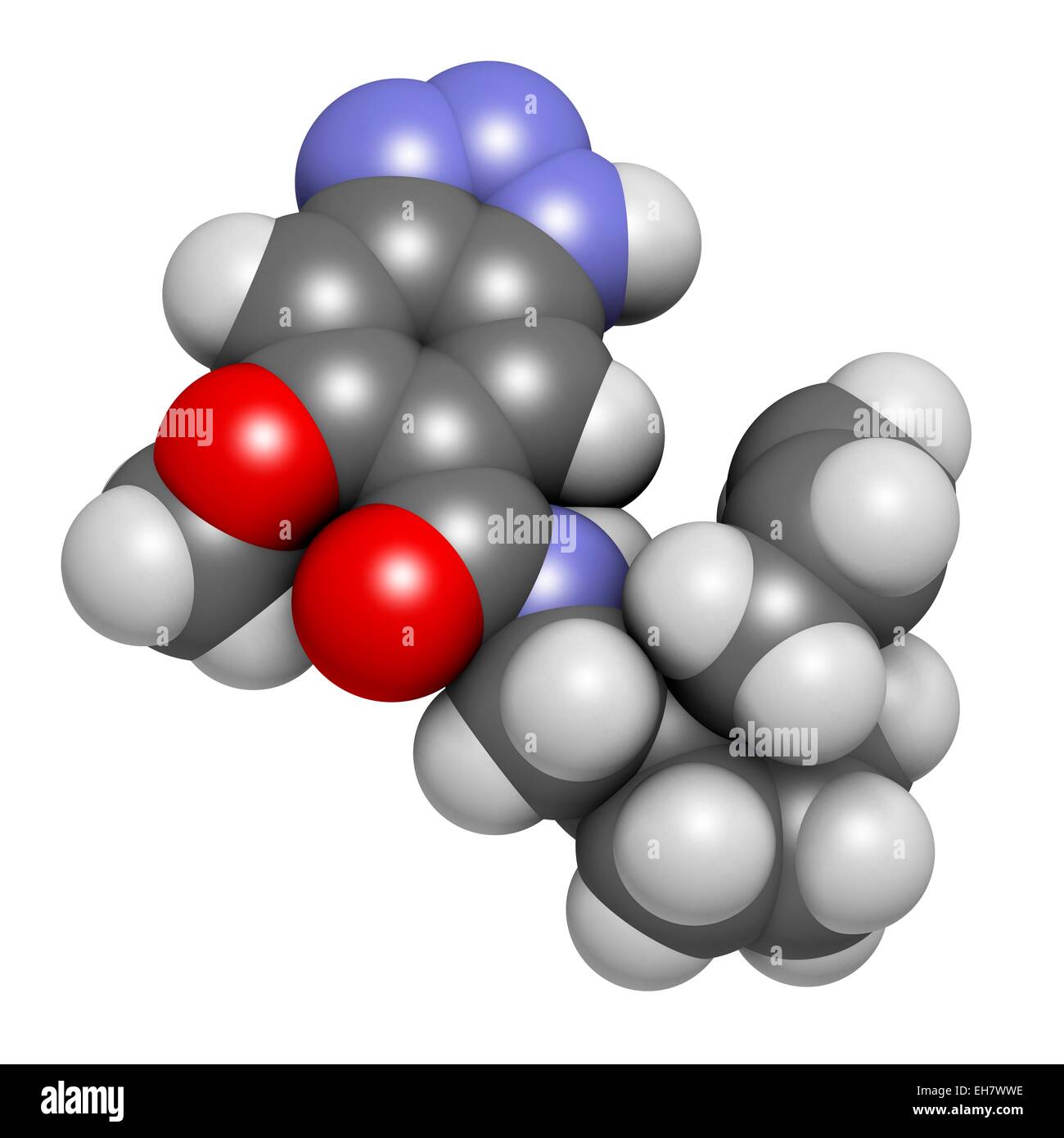 Alizapride antiemetische Wirkstoffmolekül Stockfotografie Alamy
