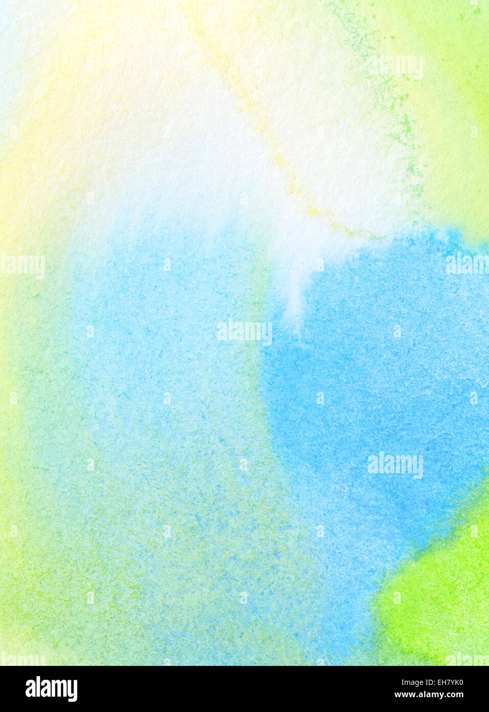 Abstrakte bunte Aquarell handbemalt Hintergrund Stockfoto