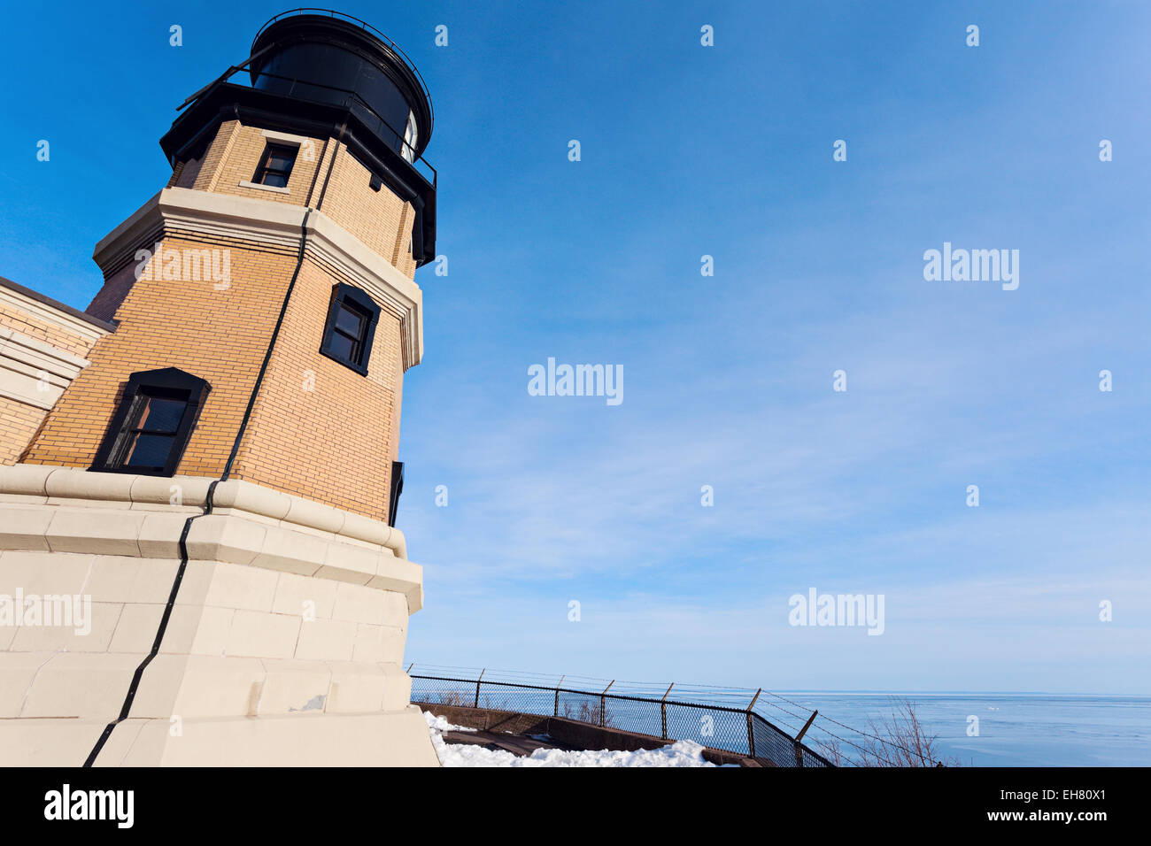 Split Rock Leuchtturm. Silver Bay, Minnesota, USA Stockfoto