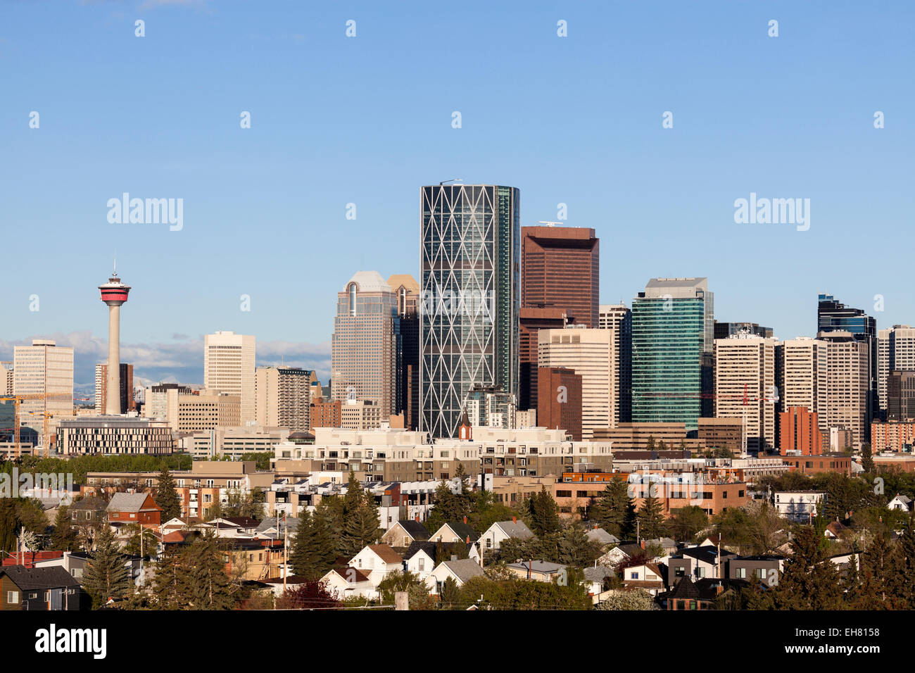 Moderne Architektur von Calgary. Calgary, Alberta, Kanada Stockfoto