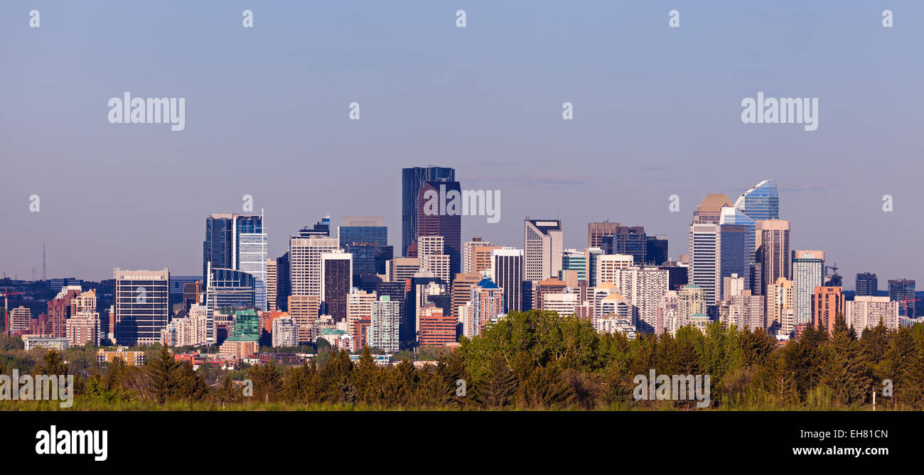 Panorama von Calgary. Calgary, Alberta, Kanada Stockfoto