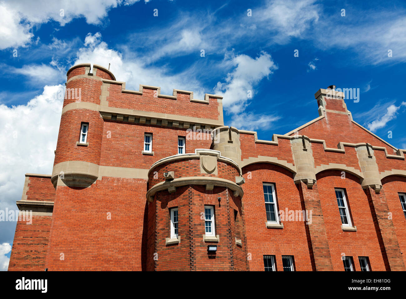 Mewata Armouries in der Innenstadt von Calgary. Calgary, Alberta, Kanada Stockfoto