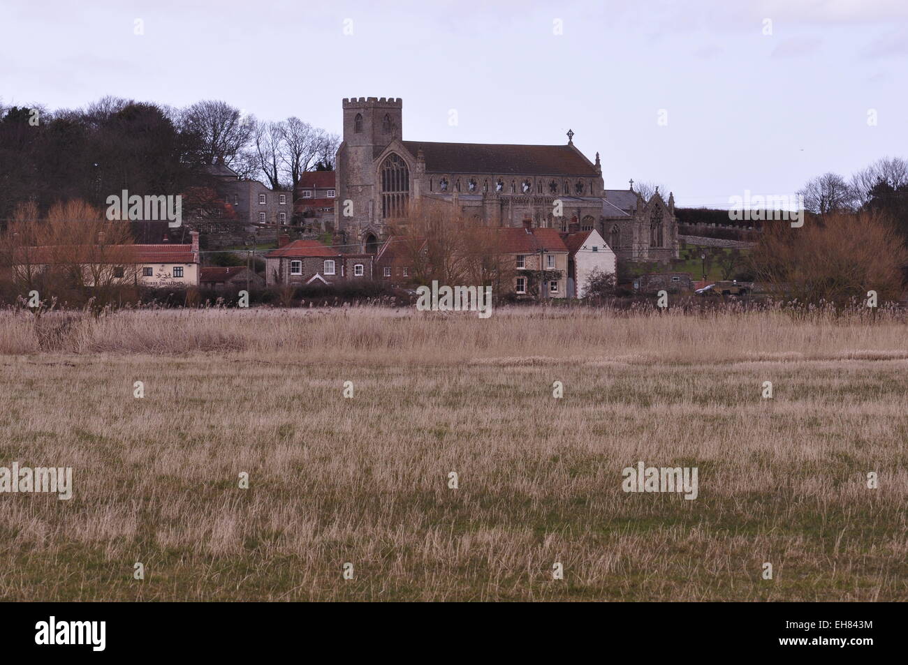 St.-Margarethen Kirche Cley-Next-the-Sea, Norfolk, England Stockfoto