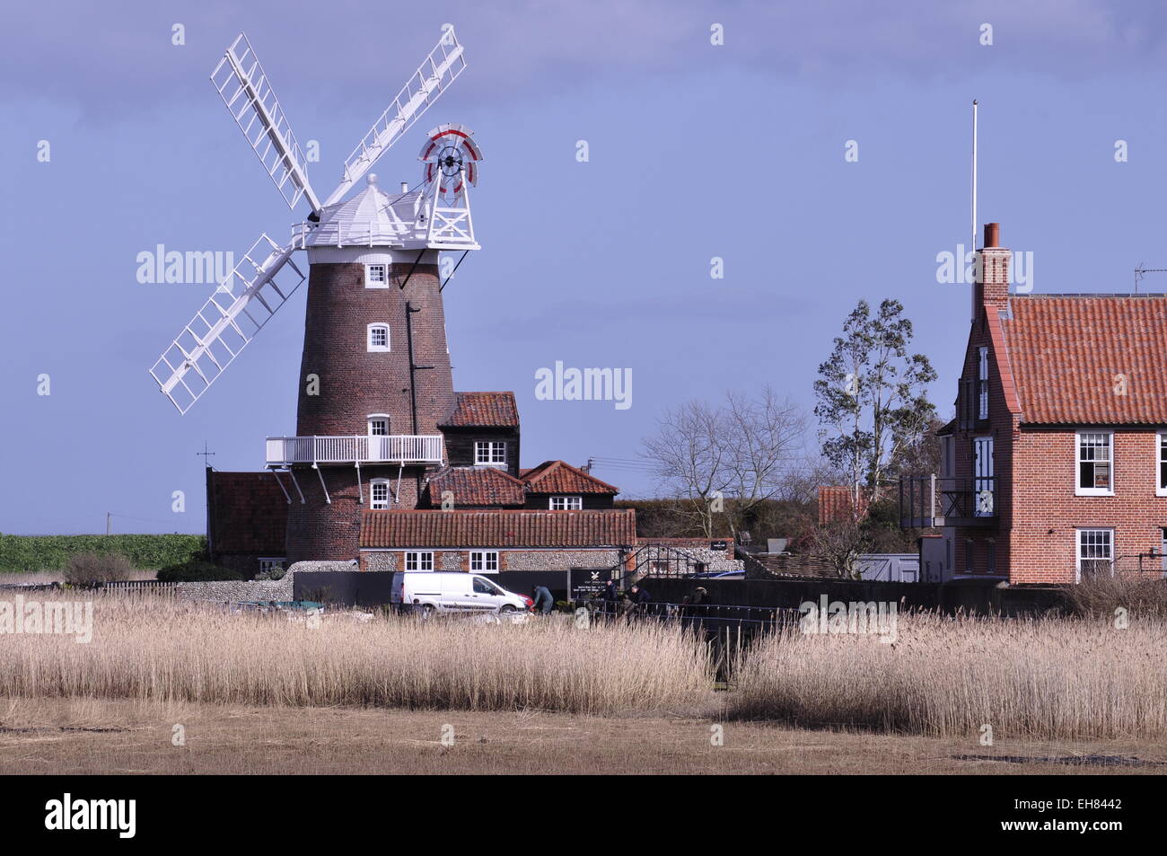 die Mühle in Cley-Next-the-Sea North Norfolk Stockfoto