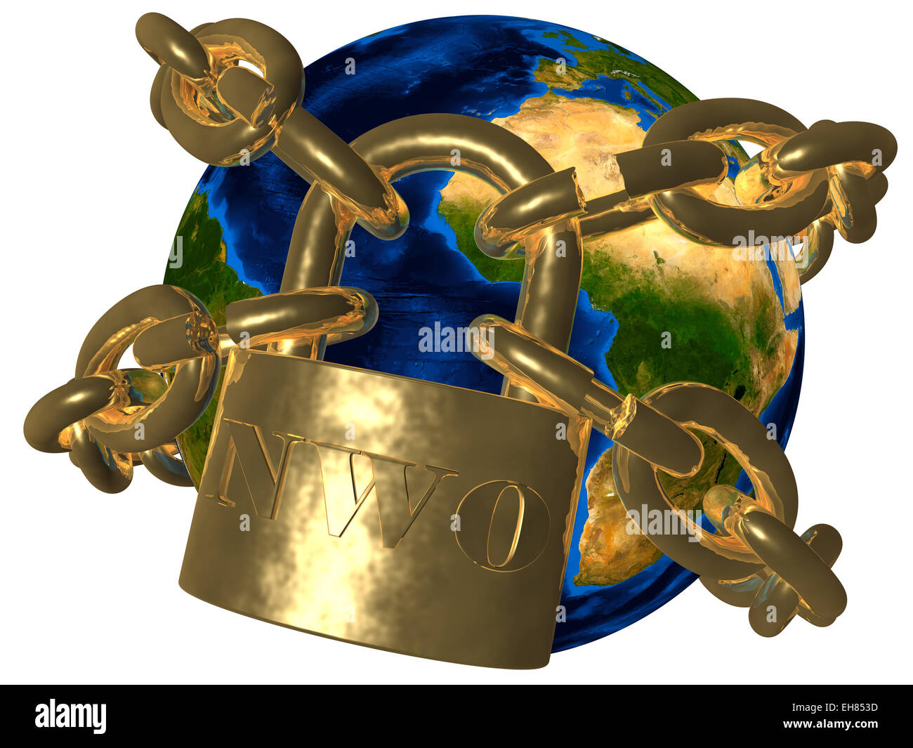 New World Order (NWO) Stockfoto